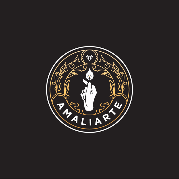 Design by ghuroba titled "Vintage Logo for Amaliarte"