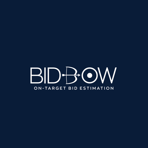 Logo for a construction bidding software product, design concept of "bow, arrow and target" Design by Equipe.X7