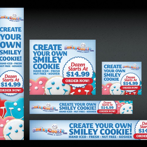 Create the next banner ad for Smileycookie.com Design by DataFox