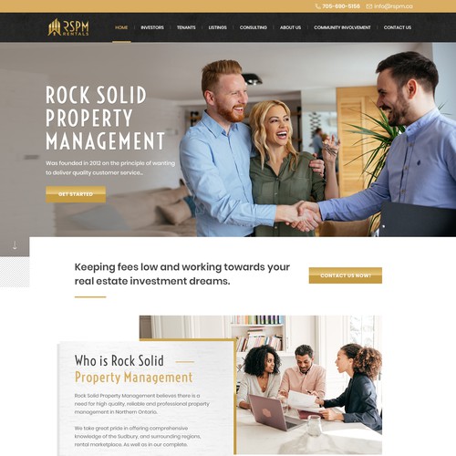 Design a Lux Property Management Website that WOWs Investors! Design by Smashing Boys