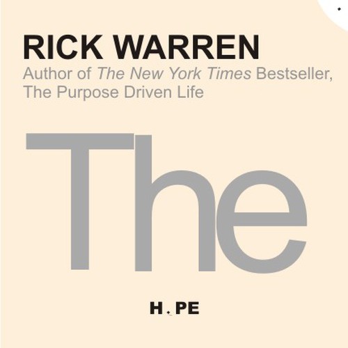 Design Rick Warren's New Book Cover Diseño de suntosh
