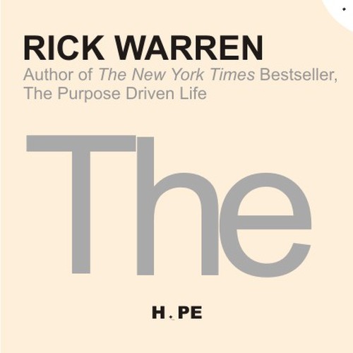 Design Rick Warren's New Book Cover デザイン by suntosh