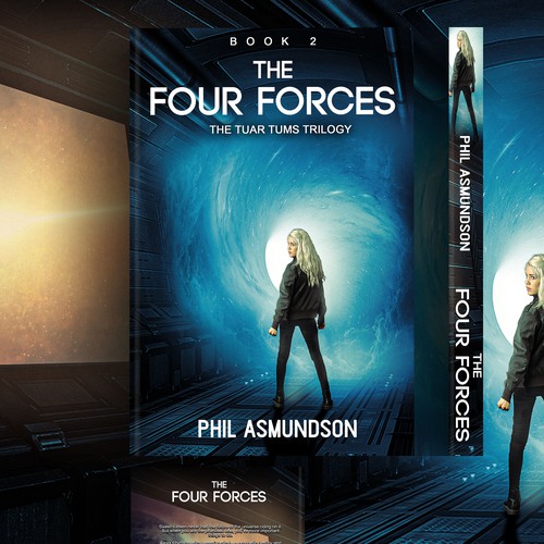 Book cover for second book in hard science fiction novel trilogy Design by RAGON..