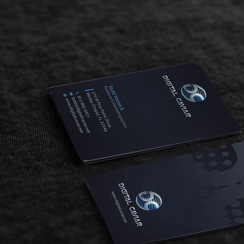 Create Business Cards for Digital Caviar Design by conceptu