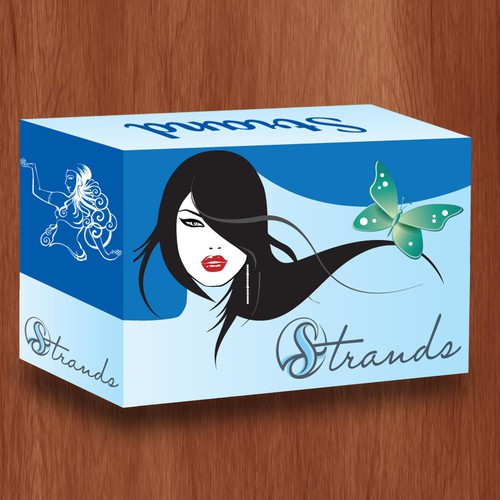 print or packaging design for Strand Hair Design by OrnateGraphic