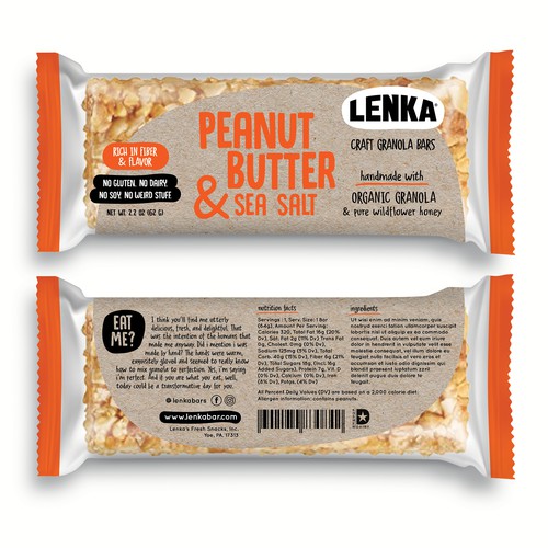 Design Craft Granola Bar Packaging for Millennials di MishkaBooo design