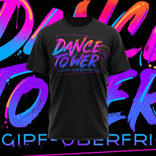 T-shirt Design - Dance Tower Design by marbona