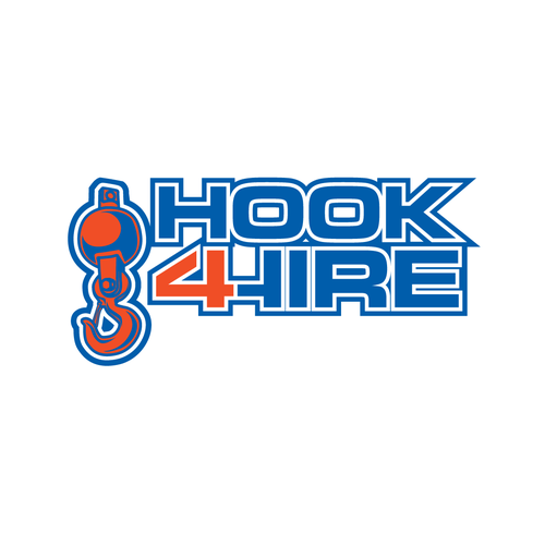 Create bold eye catching crane hook and ball design for hook 4 hire, Logo  design contest