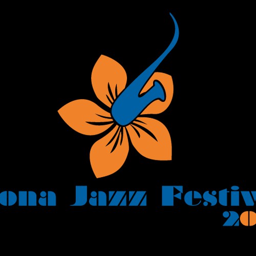 Logo for a Jazz Festival in Hawaii Diseño de ronvil