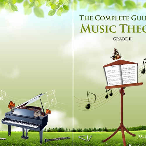 Music education book cover design デザイン by digitalmartin