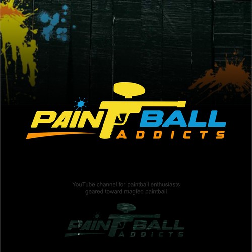 Paintball YouTube Channel logo Design by herulogo