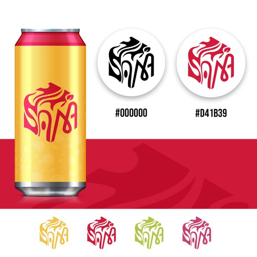 SAMA, 100% fruit juice brand Design by brightoneart
