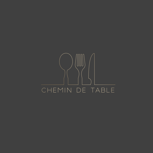 Elegant and modern logo for our website specialised in table cutlery Design by DesignInc.