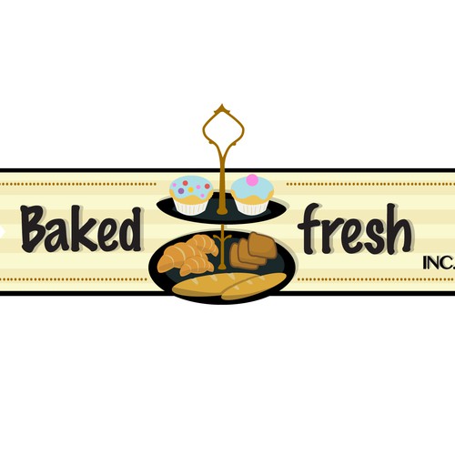 logo for Baked Fresh, Inc. Design by Nacahimo7