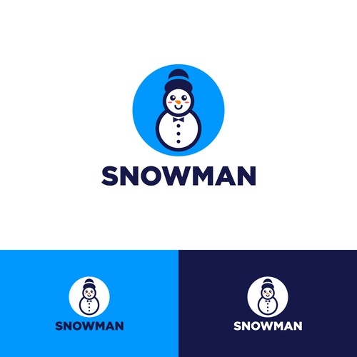 Logo and Brand Identity with a Snowman for a new digital currency Design by ekhodgm