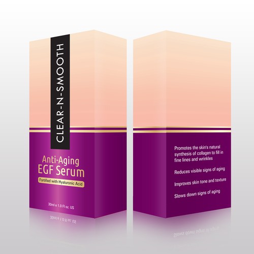 Face Serum Box Design Design by Abacusgrp