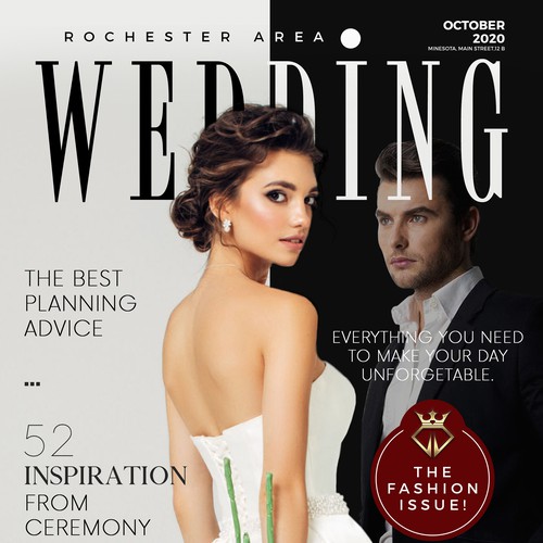 Wedding Magazine Cover Design by Max63