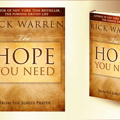 Design Rick Warren's New Book Cover Design por Endrias