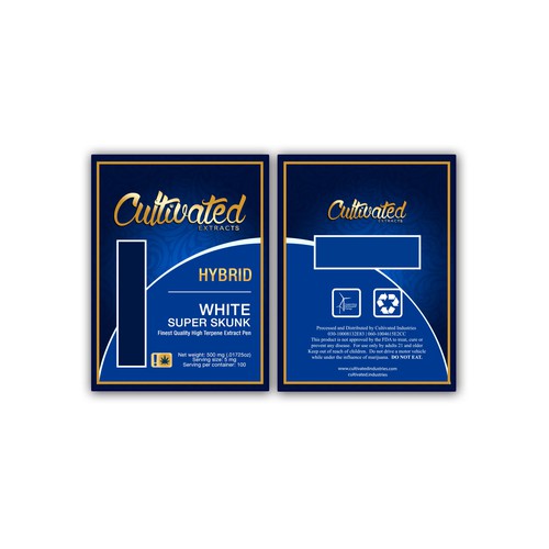 Simple package for vape pen Design by Auralia Graphics