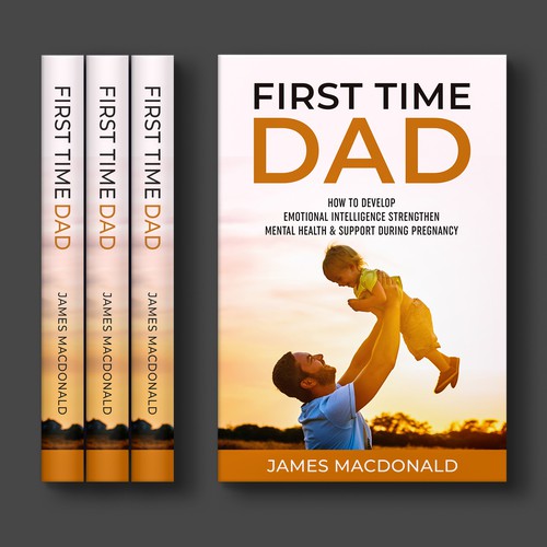 Book cover art appealing to First Time Dad & Expectant Mums Design réalisé par Trivuj