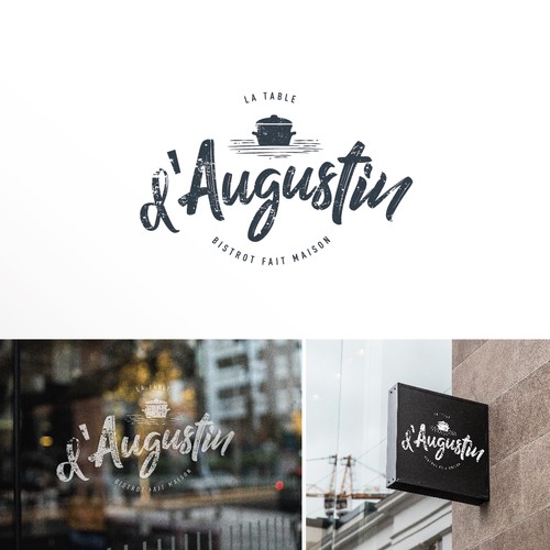 "La Table d'Augustin" ganador Logotipos