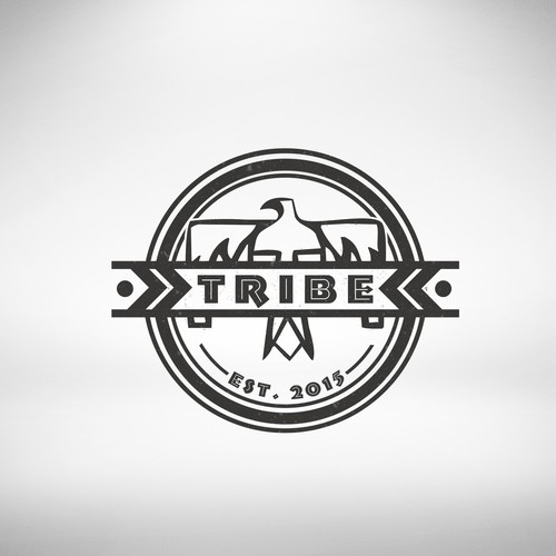 Bold - Edgy logo using tribal symbols {organization name is TRIBE ...