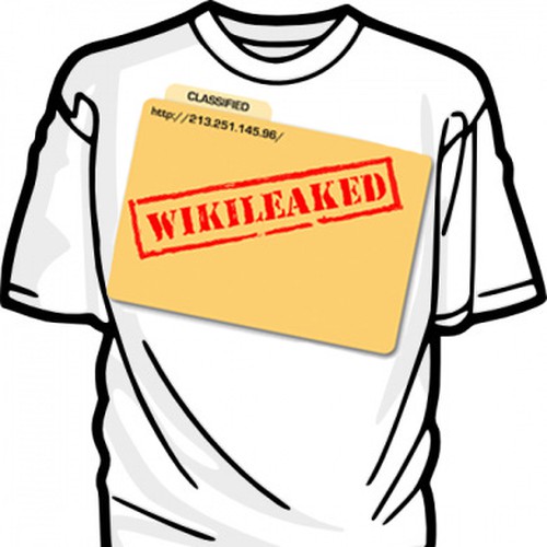 New t-shirt design(s) wanted for WikiLeaks Diseño de flashtags6544
