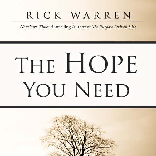 Design Rick Warren's New Book Cover Design réalisé par benfinch