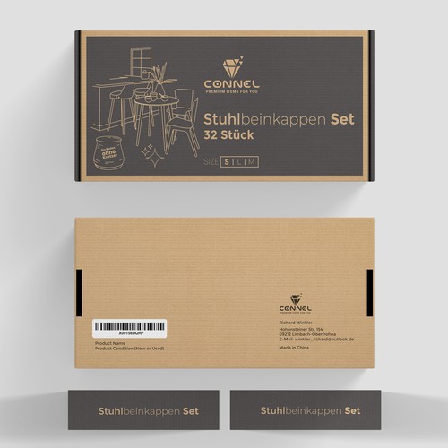 High quality packaging design for a young & dynamic startup company from Germany!!! Design by Rumon79