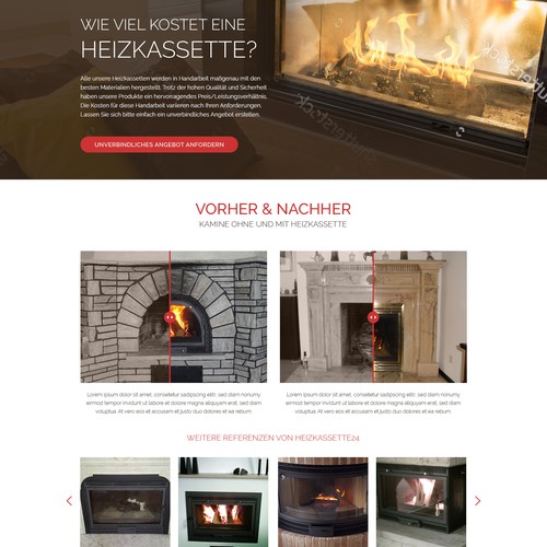 Design de site proposta de design por karomatisch