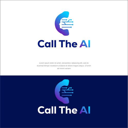 AI Communication Logo Design by Elesense