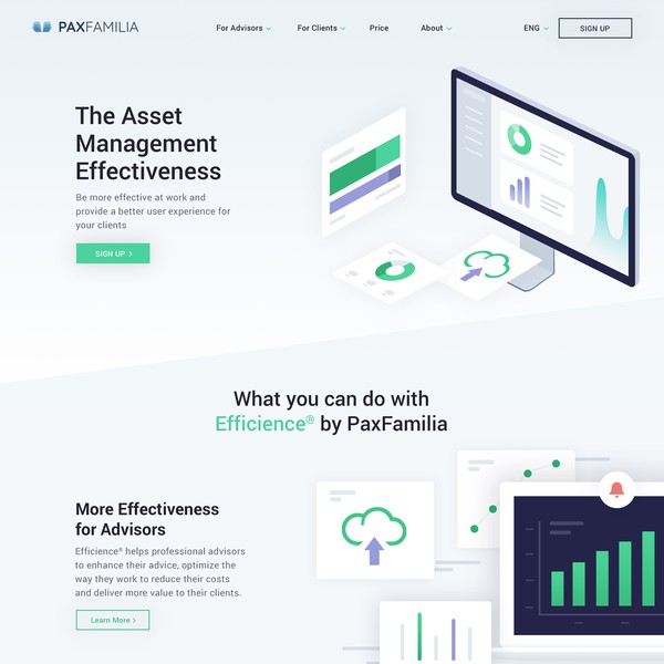 Website Design for Financial website