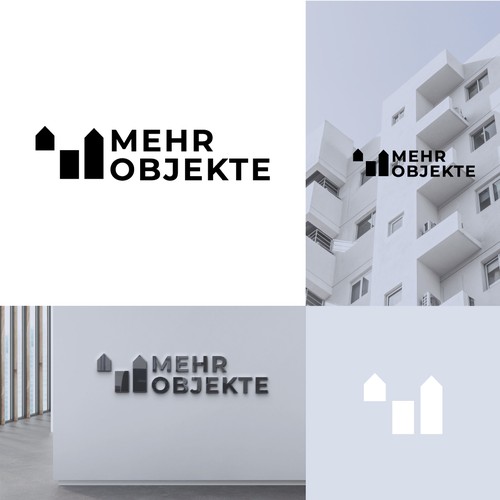 Corporate identy and logo for real estate marketing agency Design by Minja_Djo