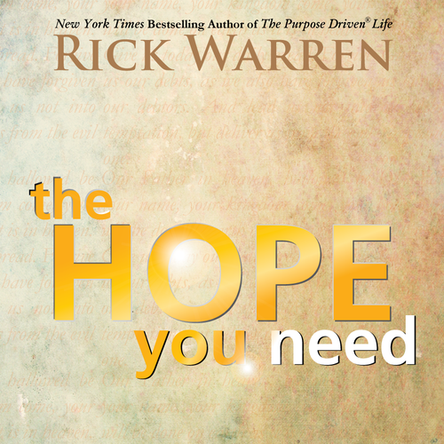 Design Rick Warren's New Book Cover Design réalisé par newworldjj