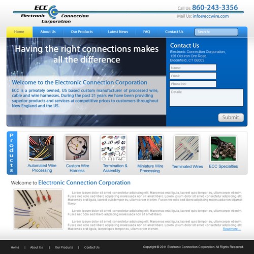 Eccwire New Wordpress Theme