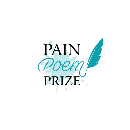 Pain Poem Prize - Playful Logo-ontwerp door cvektor™