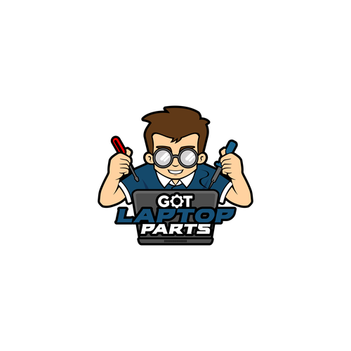 Logo for a replacement computer parts website-ontwerp door -[ WizArt ]-