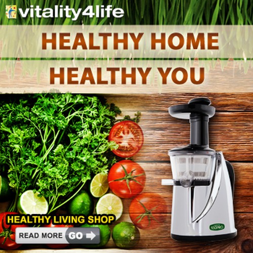 banner ad for Vitality 4 Life Design by Veacha Sen