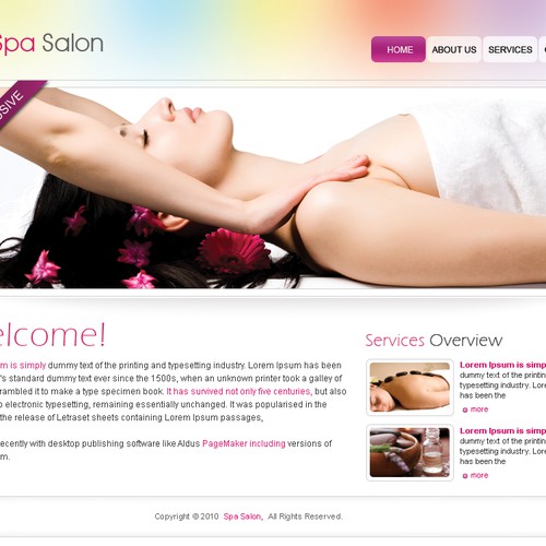 1-3 Page Website Template Design von desigN86