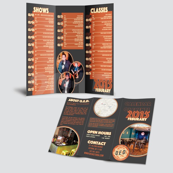 Design by ArtoD2 titled "Q.E.D. Calendar Brochure"