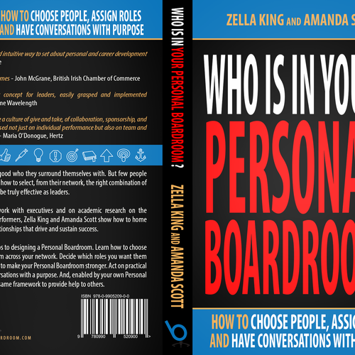 Design a book cover for "Who is in your Personal Boardroom?" Design by ▼Alex Tibio♾️