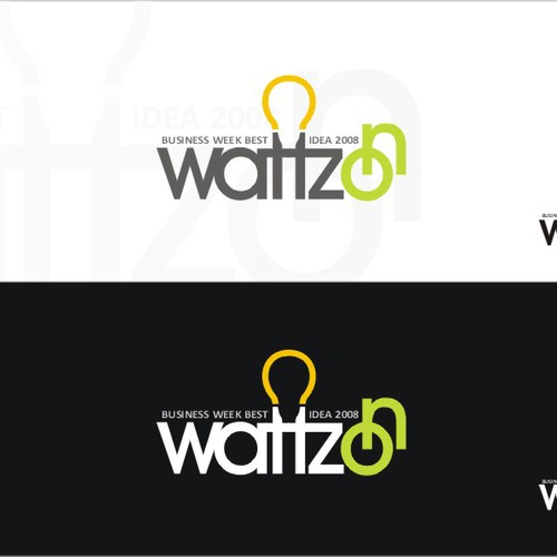 Help WattzOn (BusinessWeek Best Idea 2008) with a new logo Design by dessloch