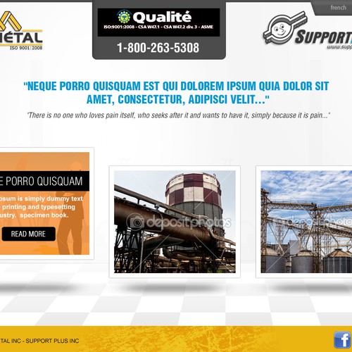 Web page design contest entry by Webexp