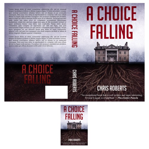 Design a dark fantasy (haunted house) cover for an award winning author Design by Chameleonstudio74