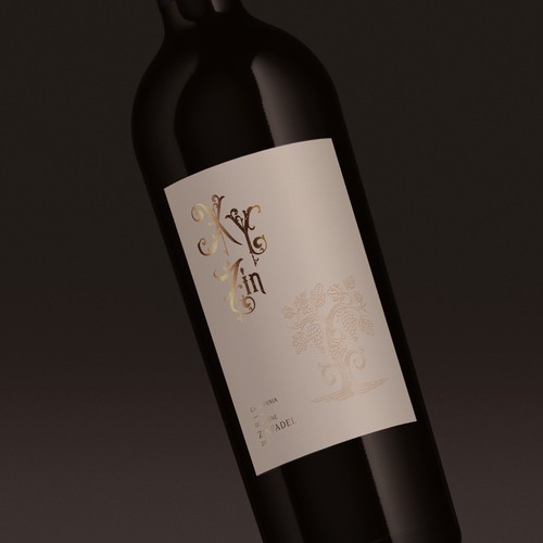 Diseño de Gothic Old Vine Zinfandel Wine Label de sam2021