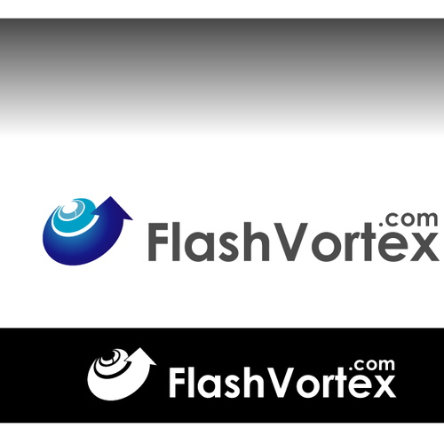 FlashVortex.com logo Réalisé par D'thinker