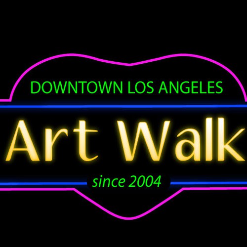 Downtown Los Angeles Art Walk logo contest Réalisé par maebird designs