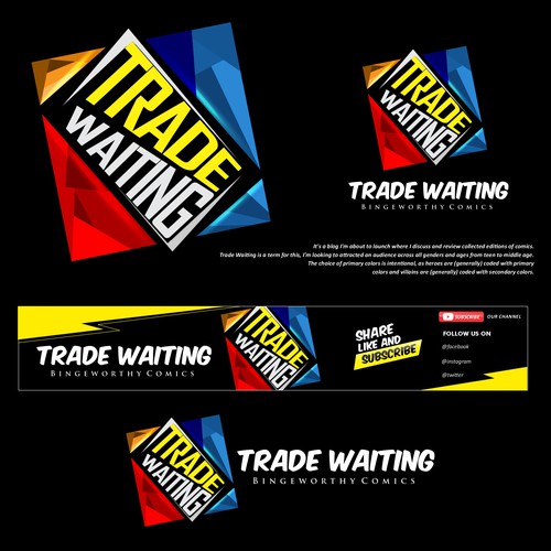 SUPER iconic pop-art style logo and social media branding for a nerd media related blog Design by Kheyra_Aulia