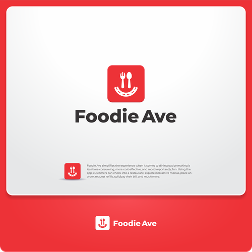 Design a logo for an app that's simplifying the dining out experience Design by - harmonika -