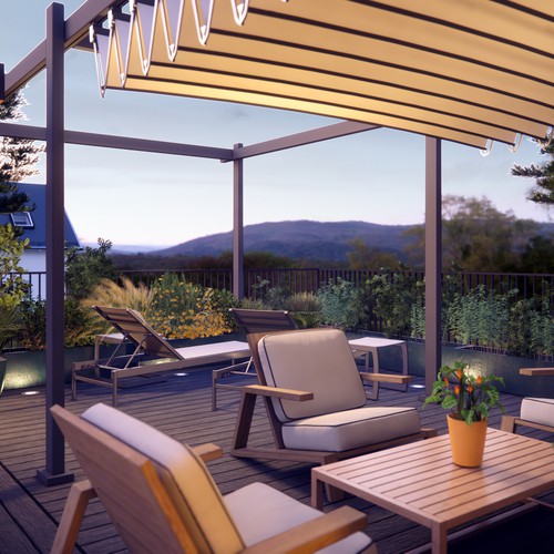 Ideation: Roof Top Terrace Design by D_MANN™